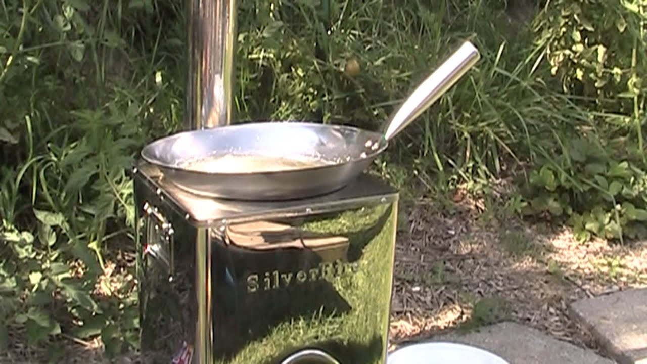 Cooking with the SilverFire Hunter Biomass Stove