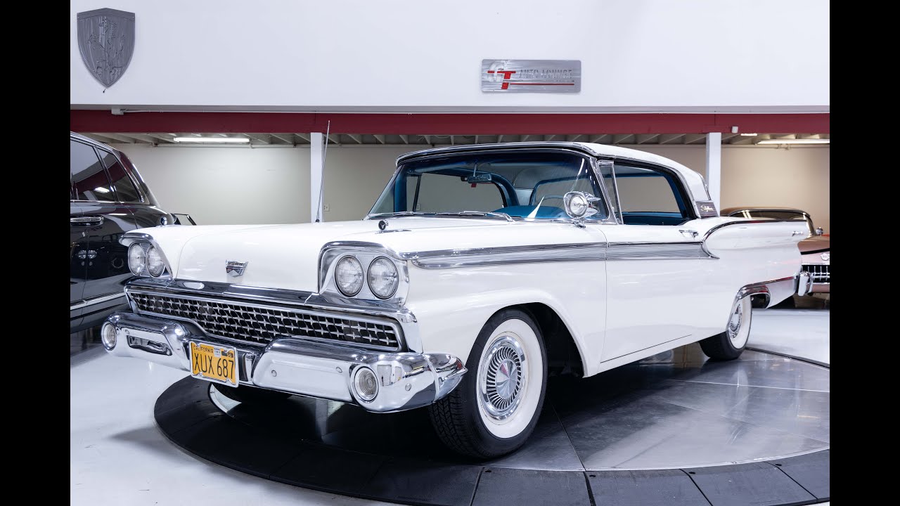 1959 Ford Fairlane Galaxie 500 Skyliner Startup & Walk Around | For Sale at GT Auto Lounge