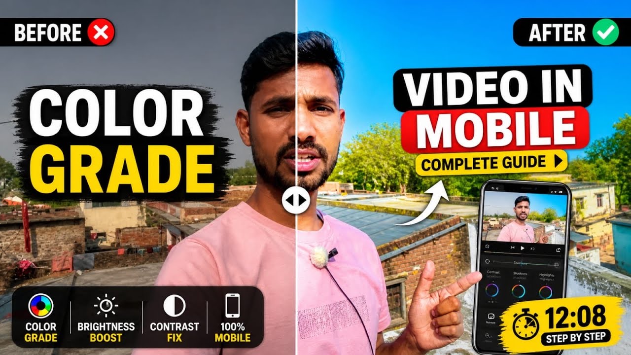 How to colour grade your videos in vn app | Video colour grading