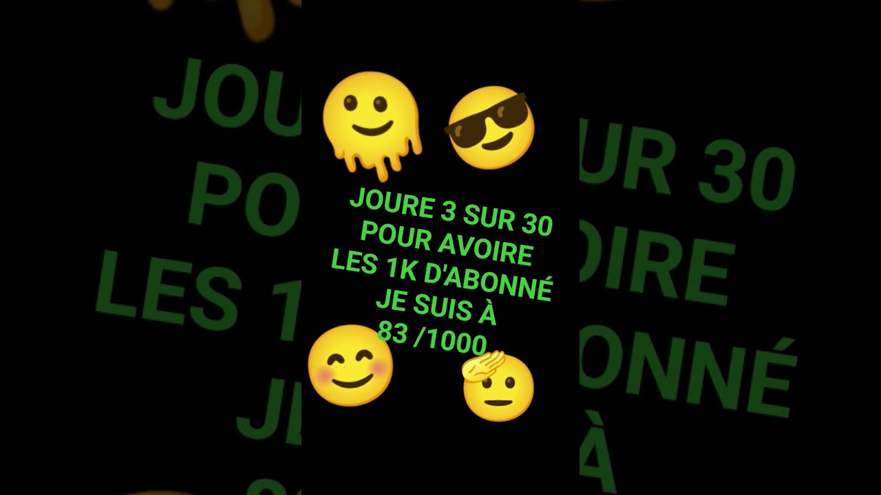JOURE 3 SUR 30 POUR LES 1K