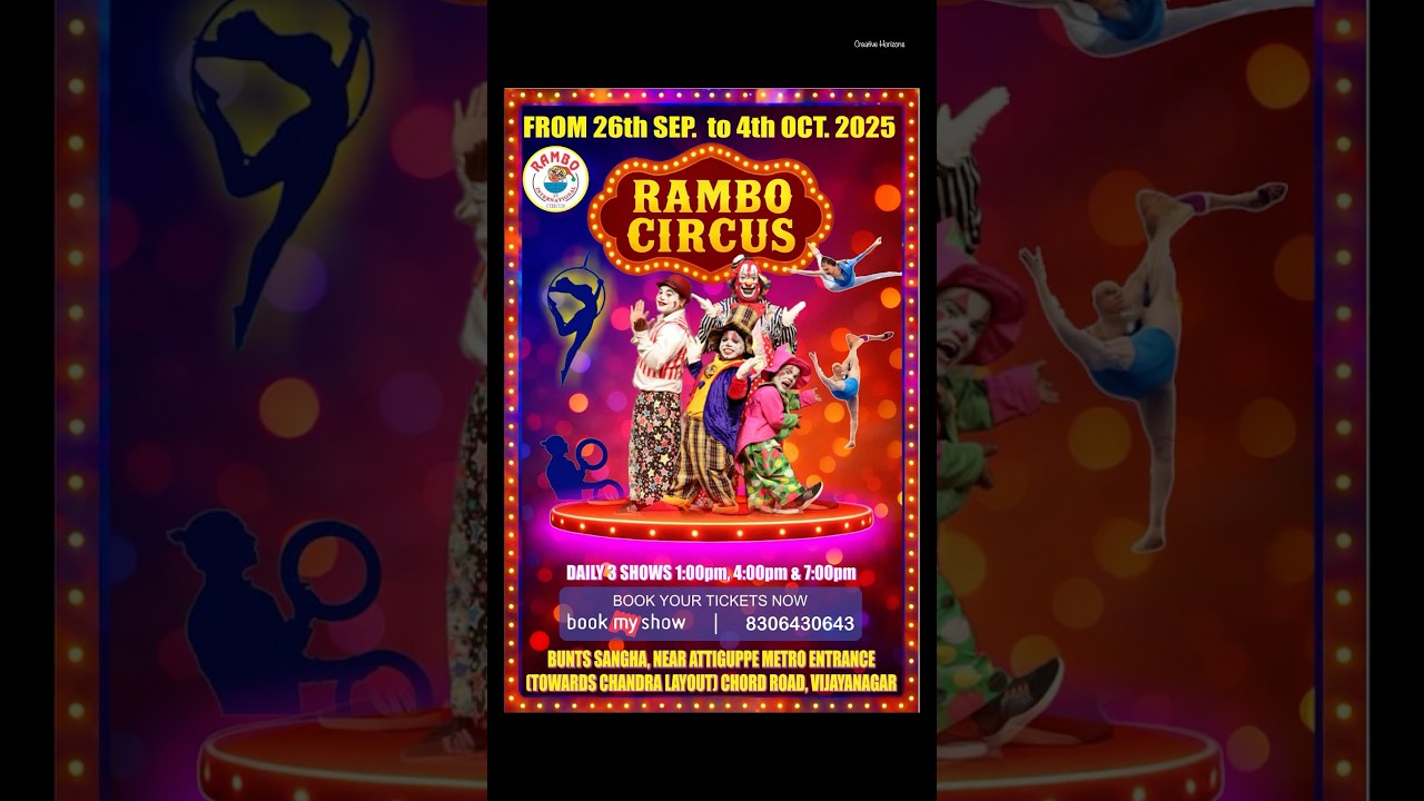 Rambo Circus Vijaynagar #bengaluru