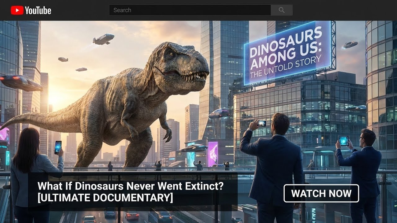 Dinosaurs Never Died? Intelligent Reptile Civilization!