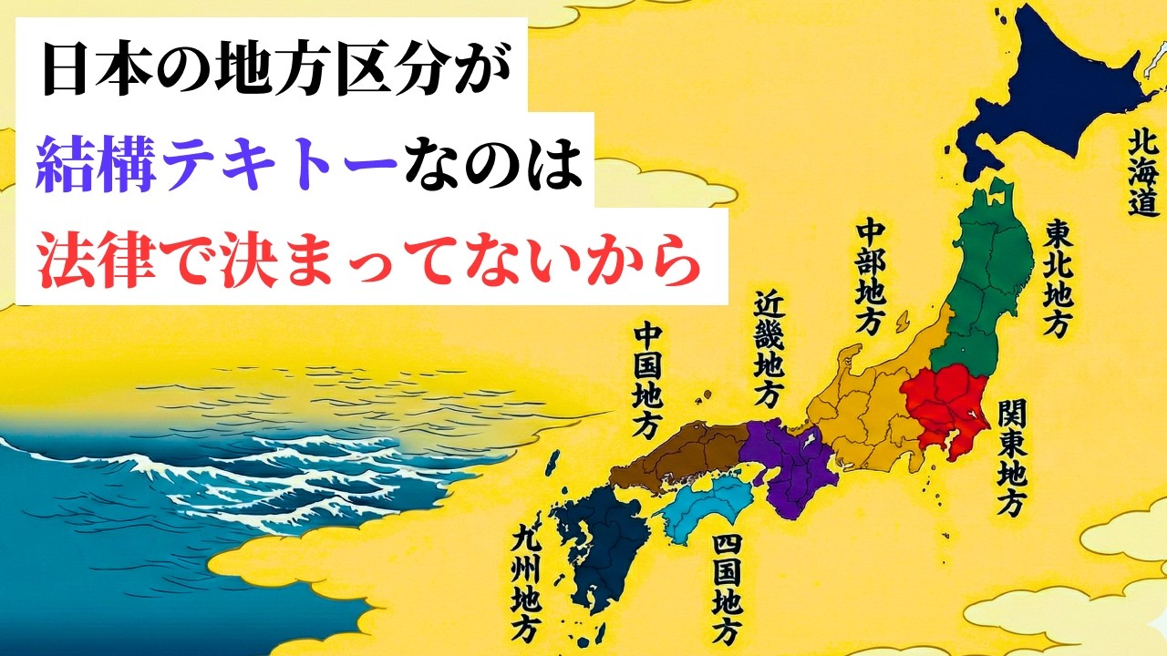じゃあ日本を8つに分けたのは一体誰なの？