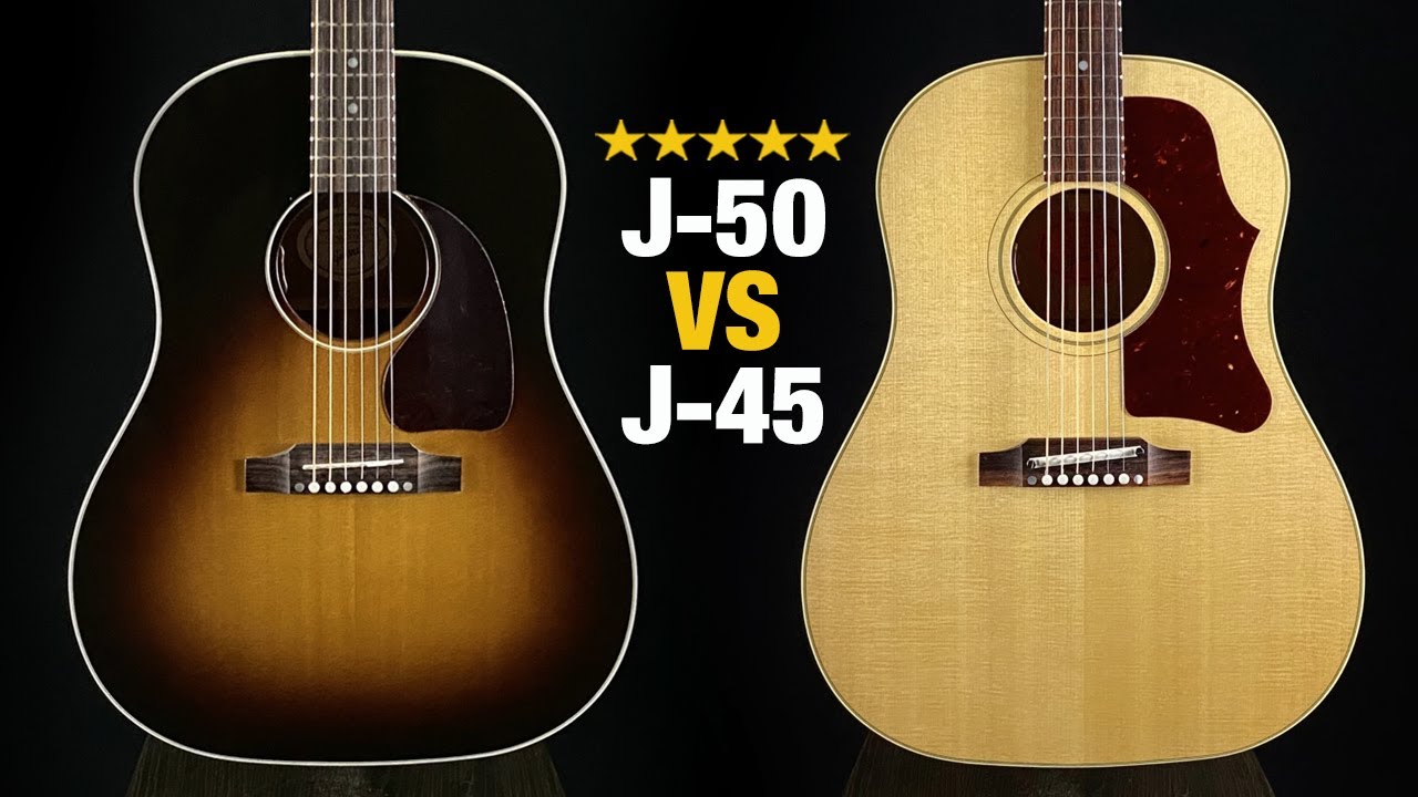 Gibson J50 vs J45 - Which One Would You Choose?