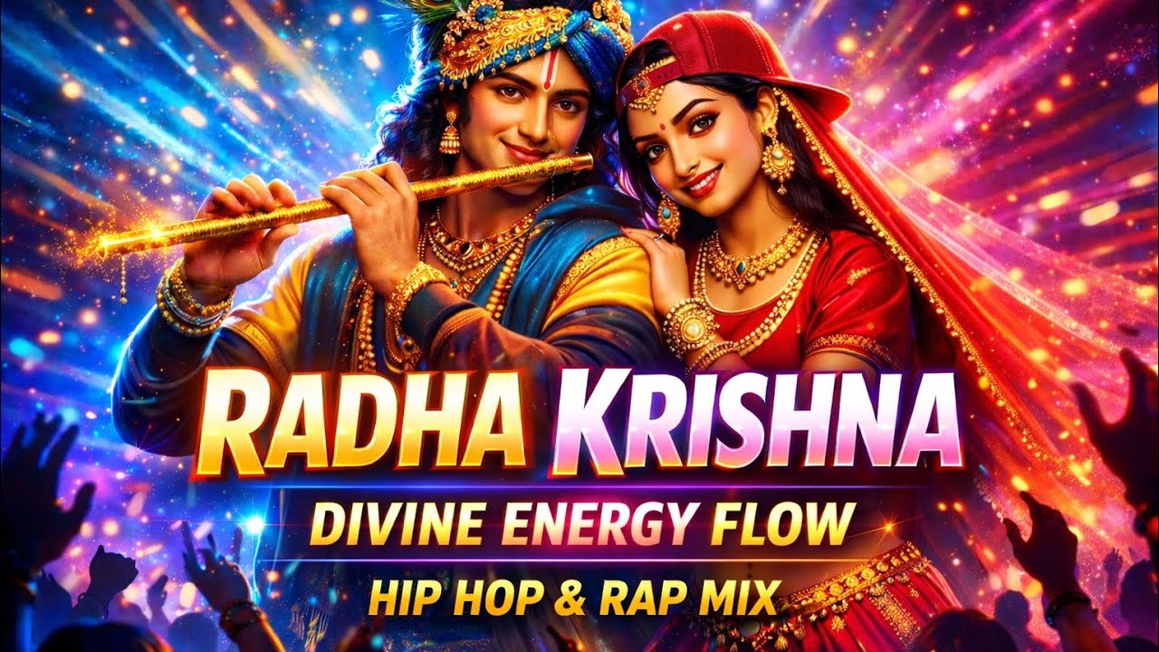 Radha Krishna Hip Hop Rap Mix 🔱 | Divine Energy Flow | Energetic Devotional Song #bhajan #song #rap