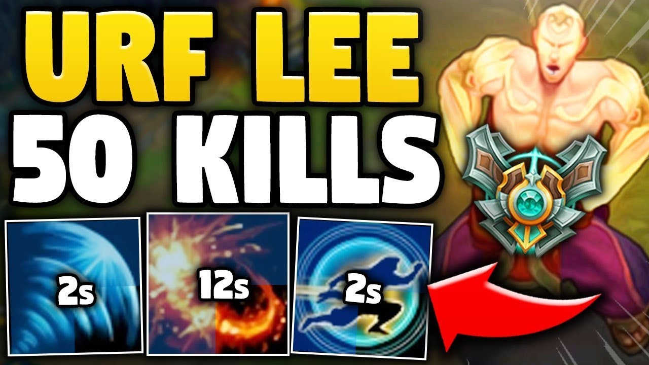 WHEN A MASTER LEE SIN DROPS 50 KILLS IN URF MODE... | INSANE URF LEE SIN PLAYS - League of Legends