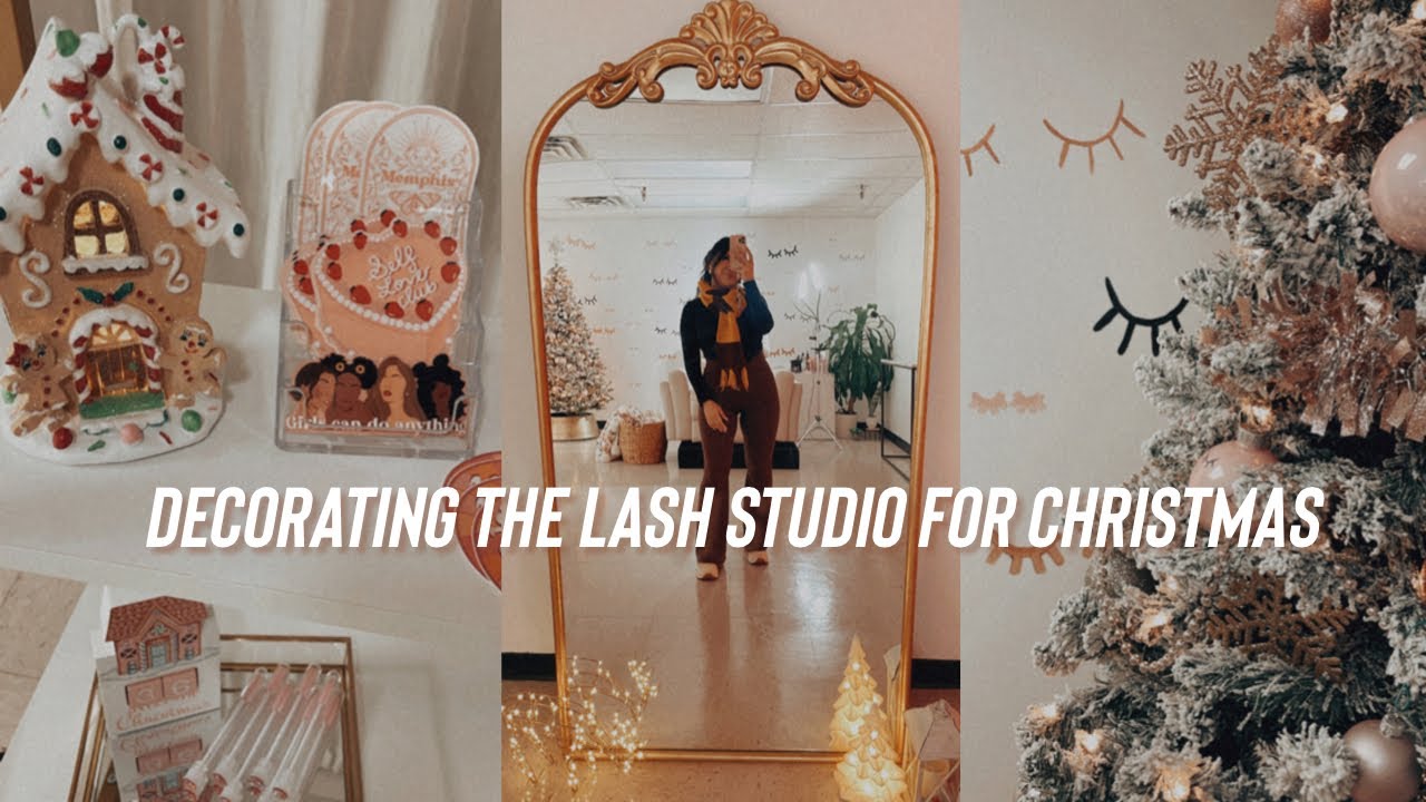 BRINGING CHRISTMAS TO THE LASH STUDIO￼