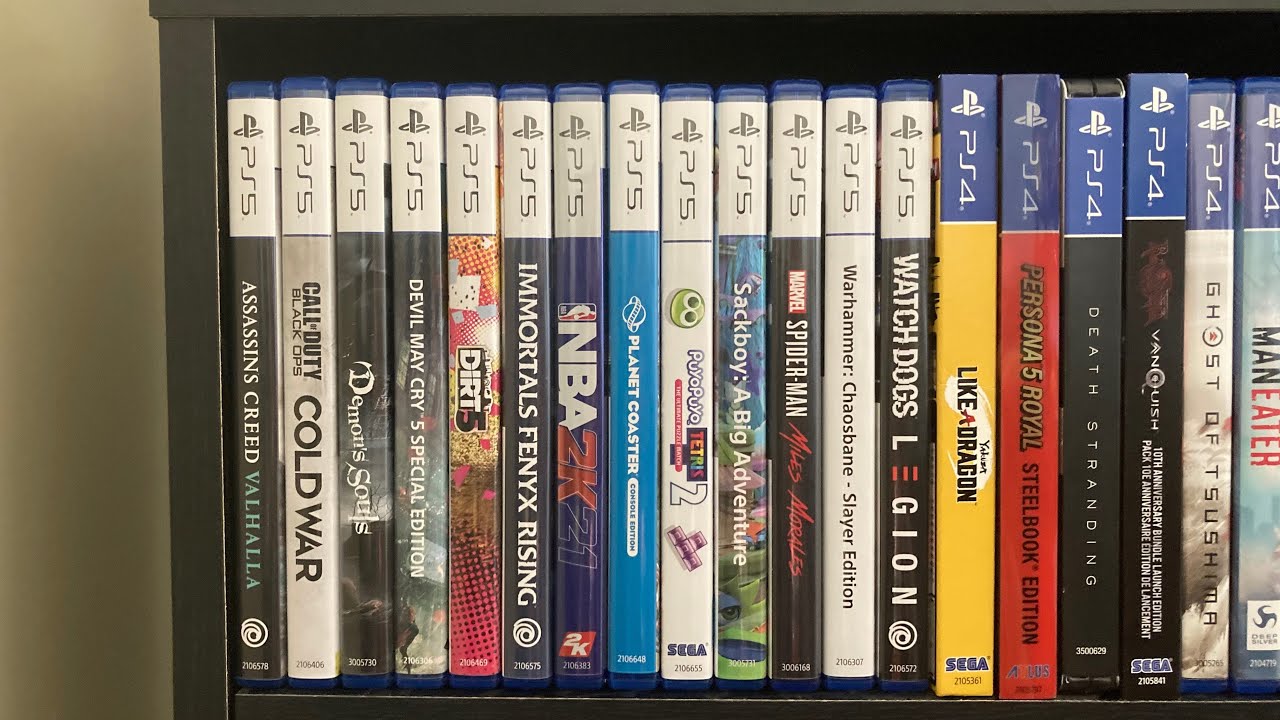 Моя коллекция PS5 на данный момент! (13 игр!)