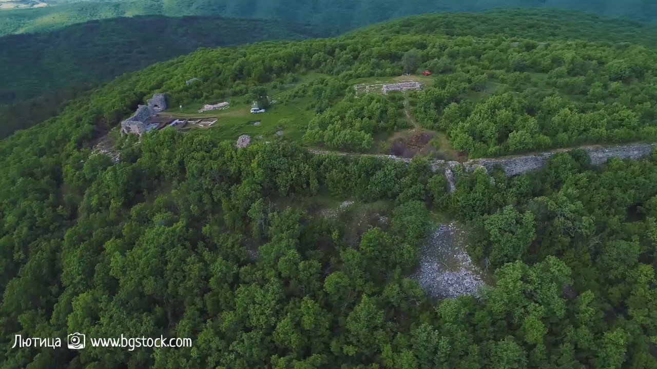 Крепост Лютица от дрон