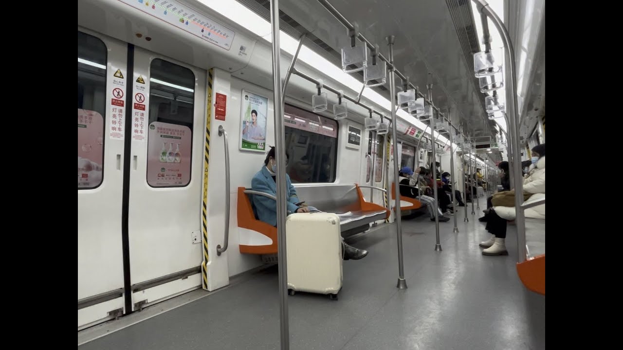 【1080P】杭州地铁2号线盈丰路 钱江世纪城运行实录