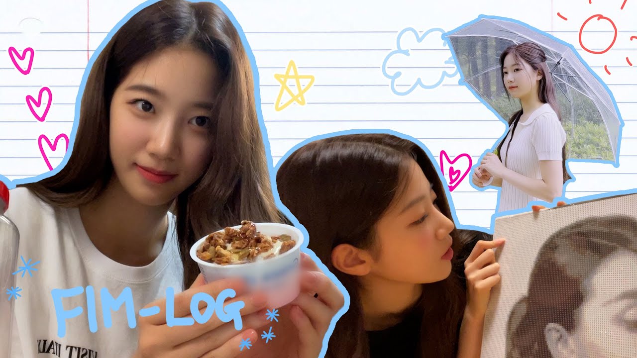 [FIM-LOG] 카즈하 브이로그 #3 l What’s in my 🧳 w.꾸라 언니, 보석 십자수 도전💎 and 소소한 기록들🎞