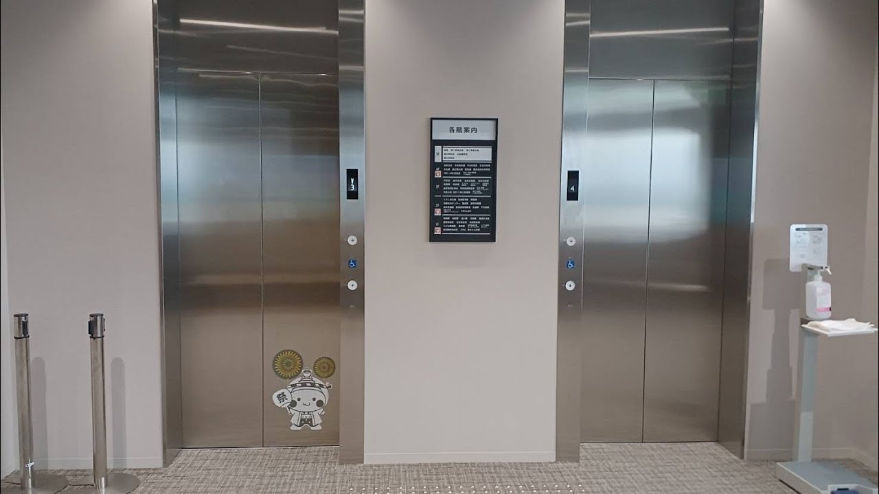 三菱製　真岡市役所のエレベーター