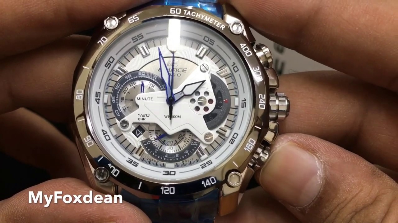 Casio edifice EF-550D-7AV refurbished to new watch by MyFoxdean