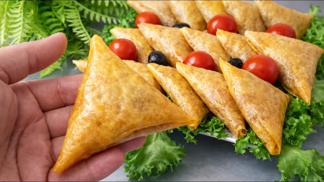 بريوات الكفتة اللي مكيخطاونيش فرمضان🌜 حشوة لذيذة بزاف مع سر اللون الذهبي وطريقة الاحتفاظ#رمضان
