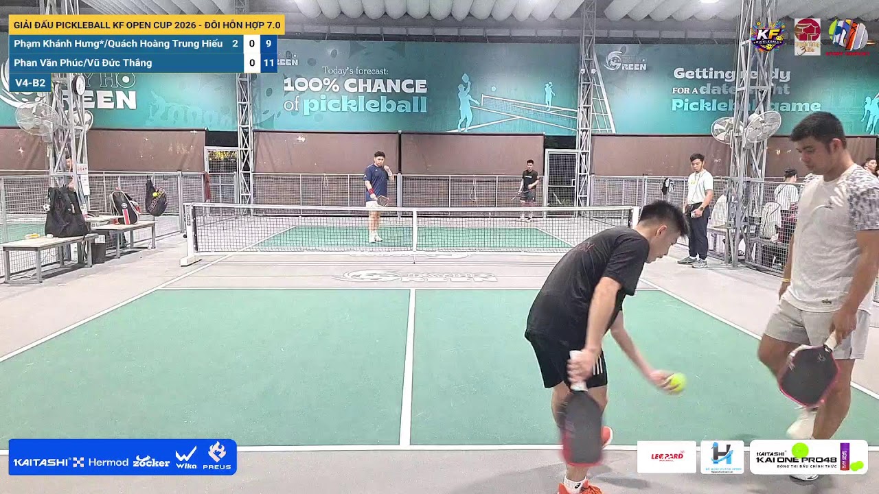 LIVE | GIẢI ĐẤU PICKLEBALL KF OPEN CUP 2026 - ĐÔI HỖN HỢP 7.0 | V4-B2