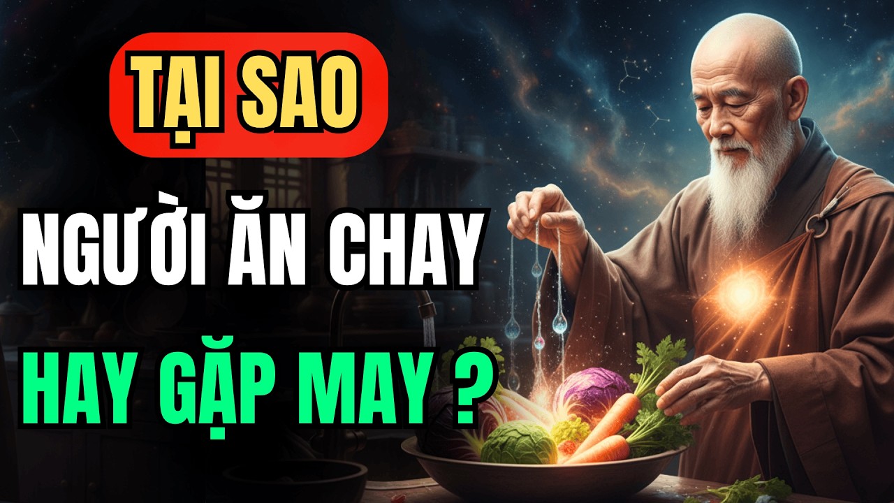 Bí Mật Của Hào Quang :Tại Sao Người Ăn Chay Thường Xuyên Gặp Quý Nhân & Xua Đuổi Vận Đen.Tần Số Vàng