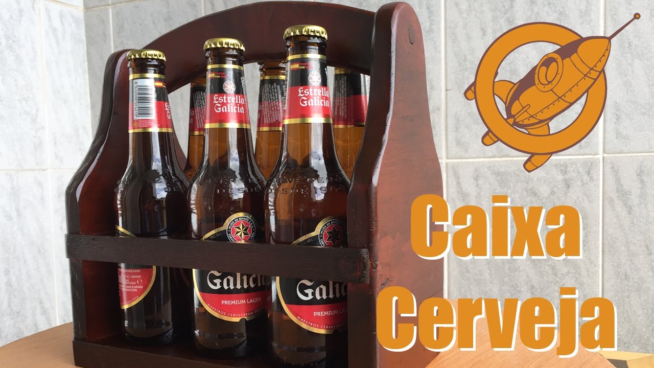 Como fazer caixa para cerveja - Marcenaria Caipira