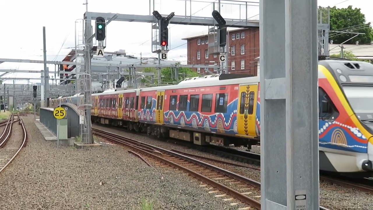 Trains in Ipswich and Brisbane. John Coyle video.