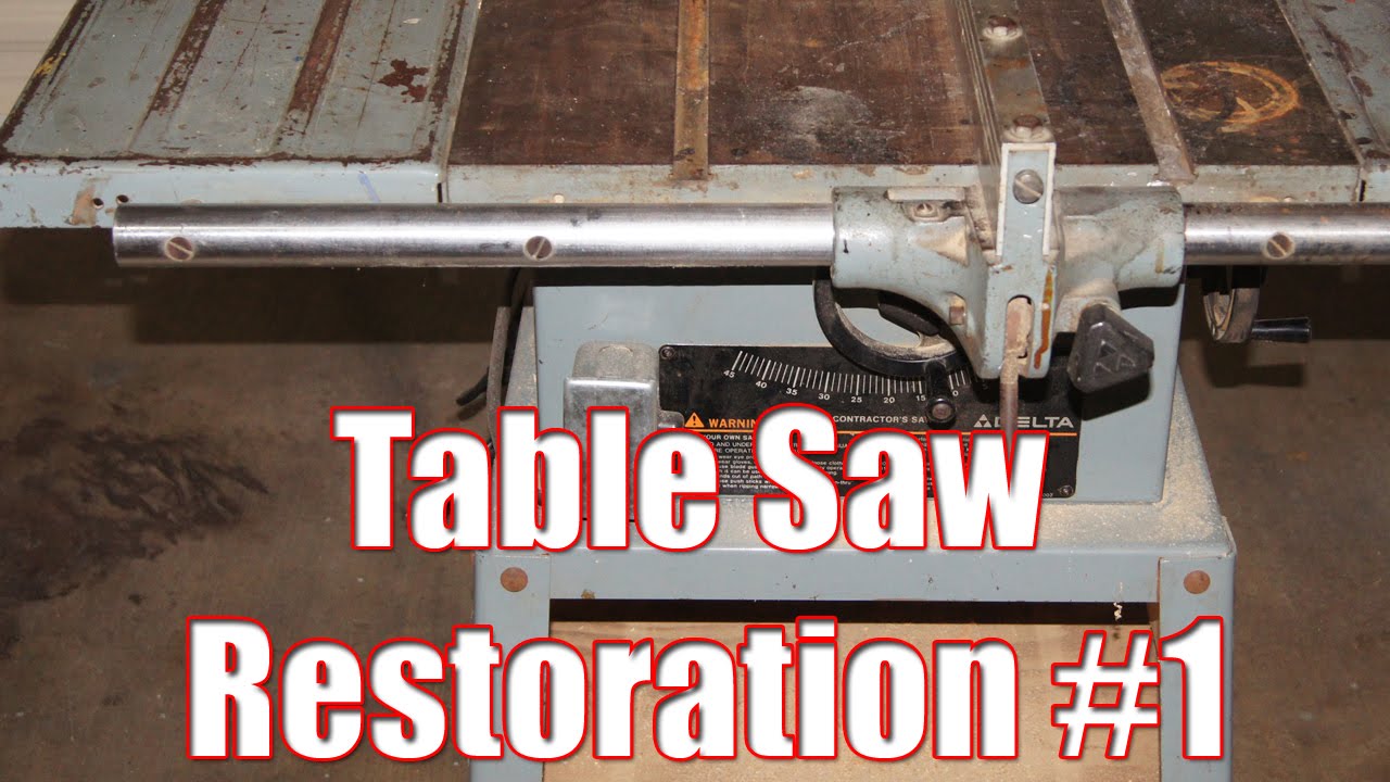 Table saw restoration part 1