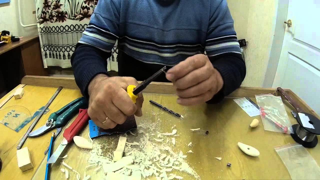 Изготовление воблера из пенопласта часть 1