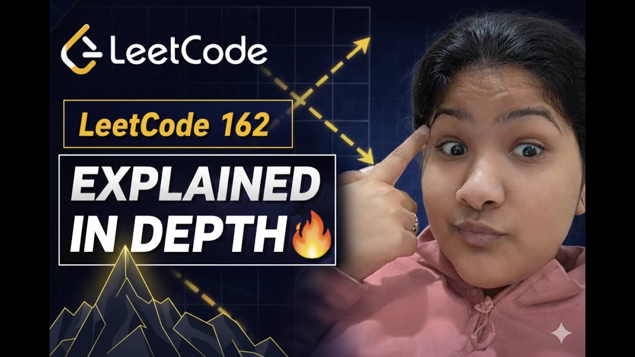 LeetCode 162 | Find Peak Element 🔥 Binary Search Explained Step-by-Step | O(log n) Solution