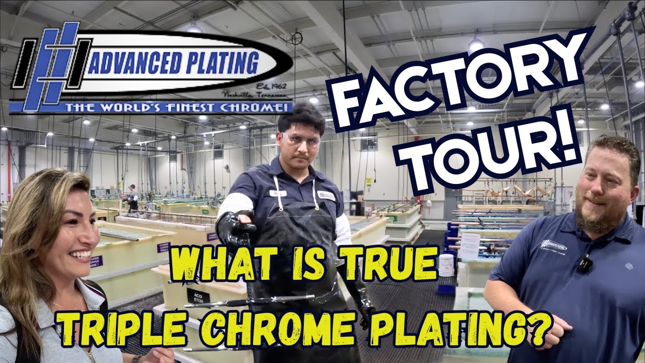 WHAT IS CHROME PLATING?  FACTORY TOUR AT ADVANCED PLATING THE PROCESS AND HIGH COST OF PLATING