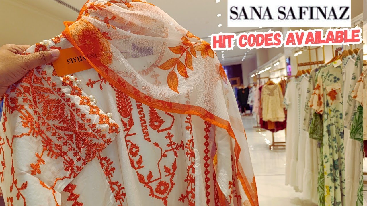 Sanasafinaz Eid Collection 2025🔥👌Hit Codes Restocked 🔥📣