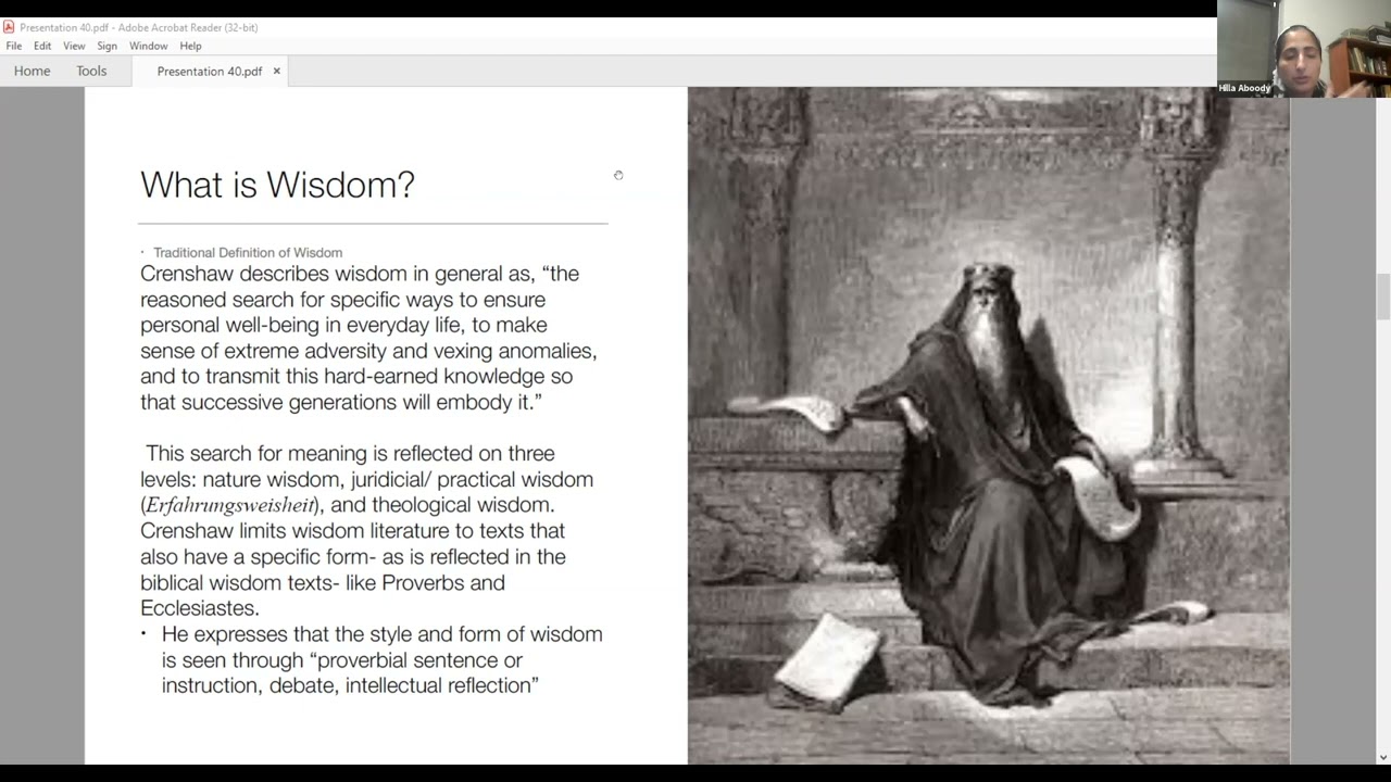 Through the Prism of Wisdom: Elijah the Prophet as a Bearer of Wisdom in... - Hilla N. Alouf-Aboody