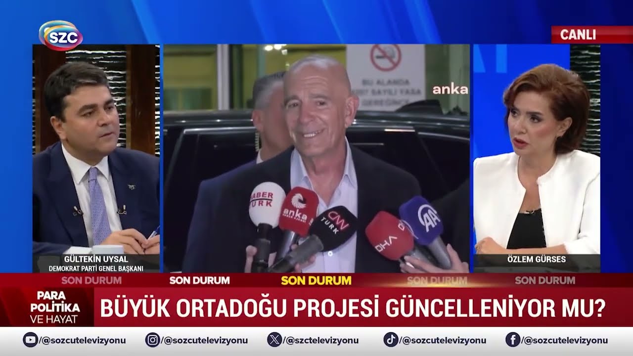 DP Genel Başkanı Gültekin UYSAL, Sözcü TV 