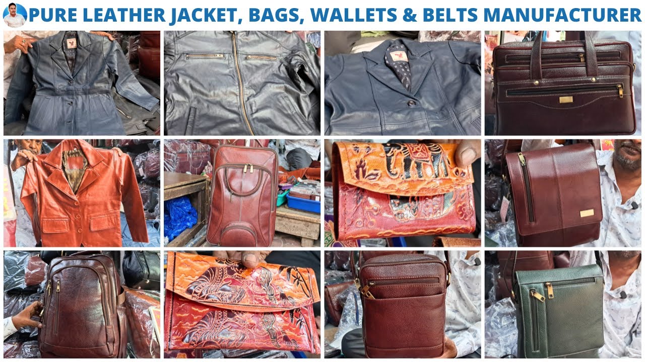100% Pure Leather Jackets, Bags, Wallets & Belt Wholesale | Single Piece भी मिलता है यहाँ