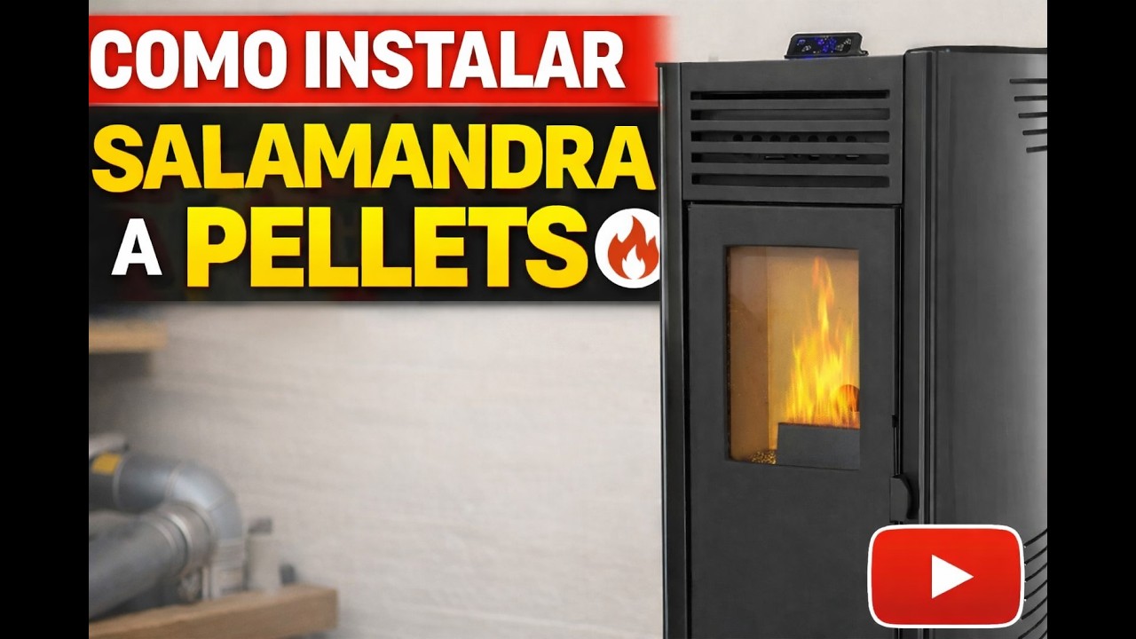 Como instalar salamandra #pellets em #portugal #aquecimento #salamandra #calor #frio #façavocêmesmo