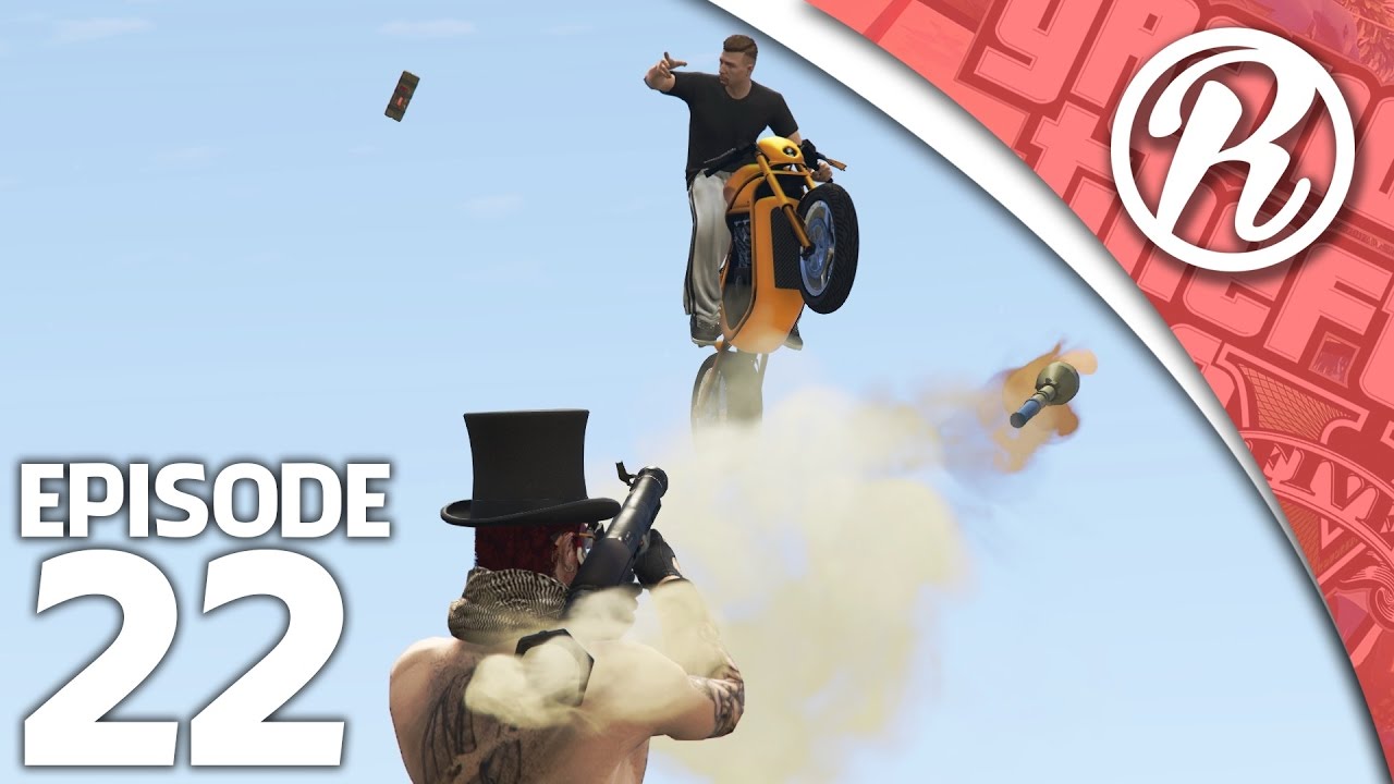 [GTA5] STUNTENDE MOTOREN VS RPG!! - Royalistiq | Funnies & Fails #22