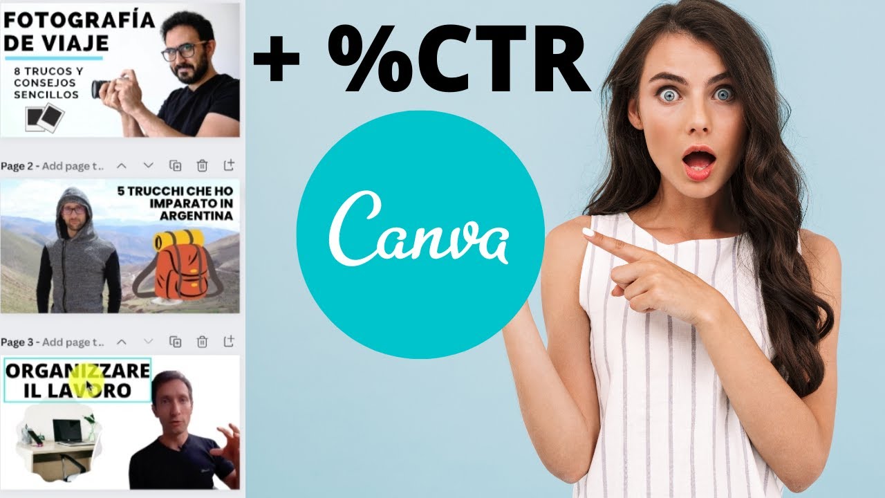Come creare una MINIATURA PERSONALIZZATA per un Video su Youtube con CANVA