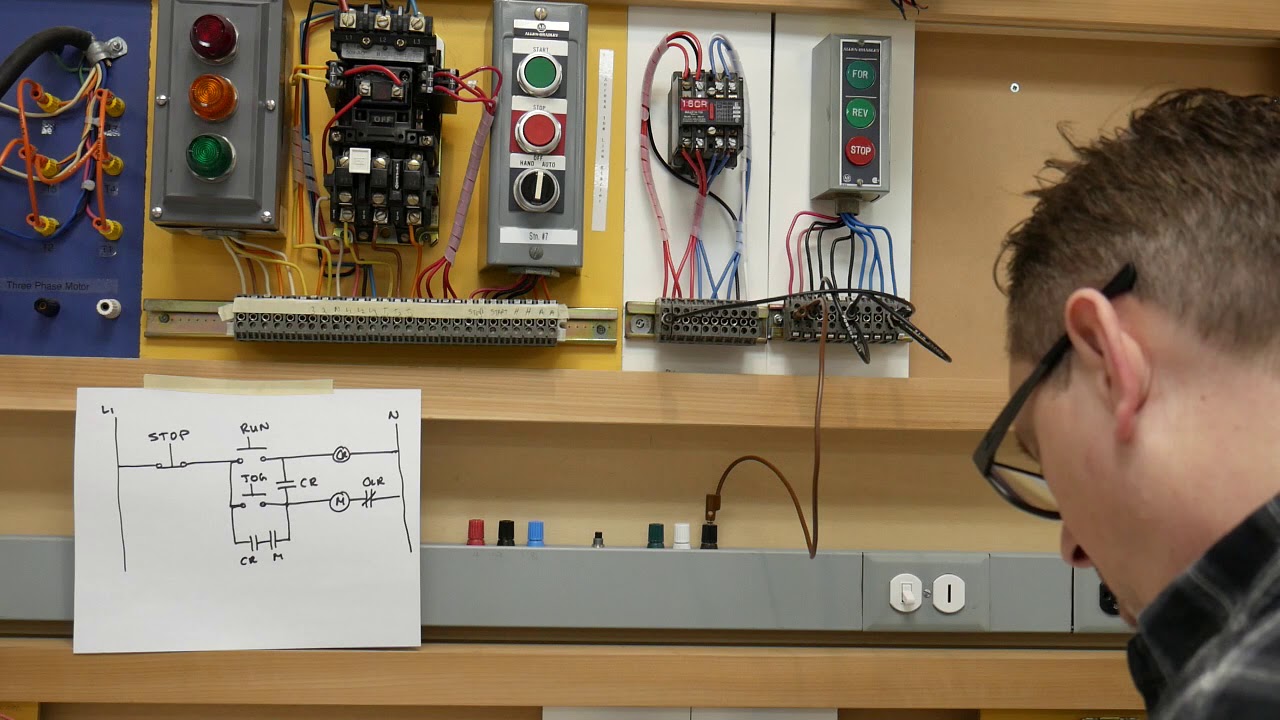 Jog Circuit using a Control Relay