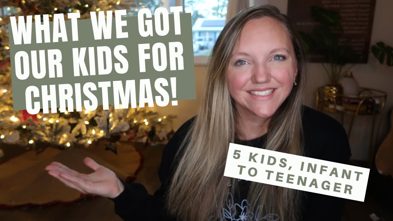 WHAT WE GOT OUR 5 KIDS FOR CHRISTMAS! || INFANT-TEEN || SOMETHING YOU WANT, SOMETHING YOU NEED...