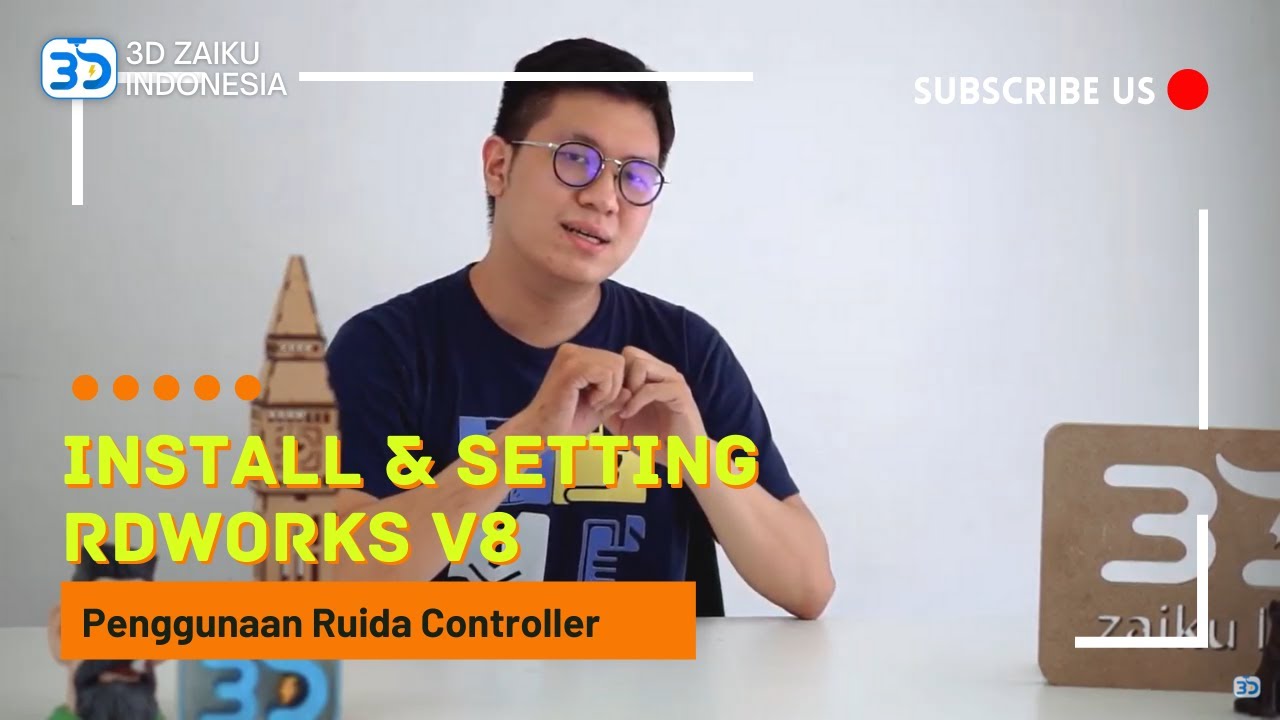 INSTALL & SETTING SOFTWARE RDWORKS V8 | PENGGUNAAN RUIDA CONTROLLER | MESIN LASER CO2