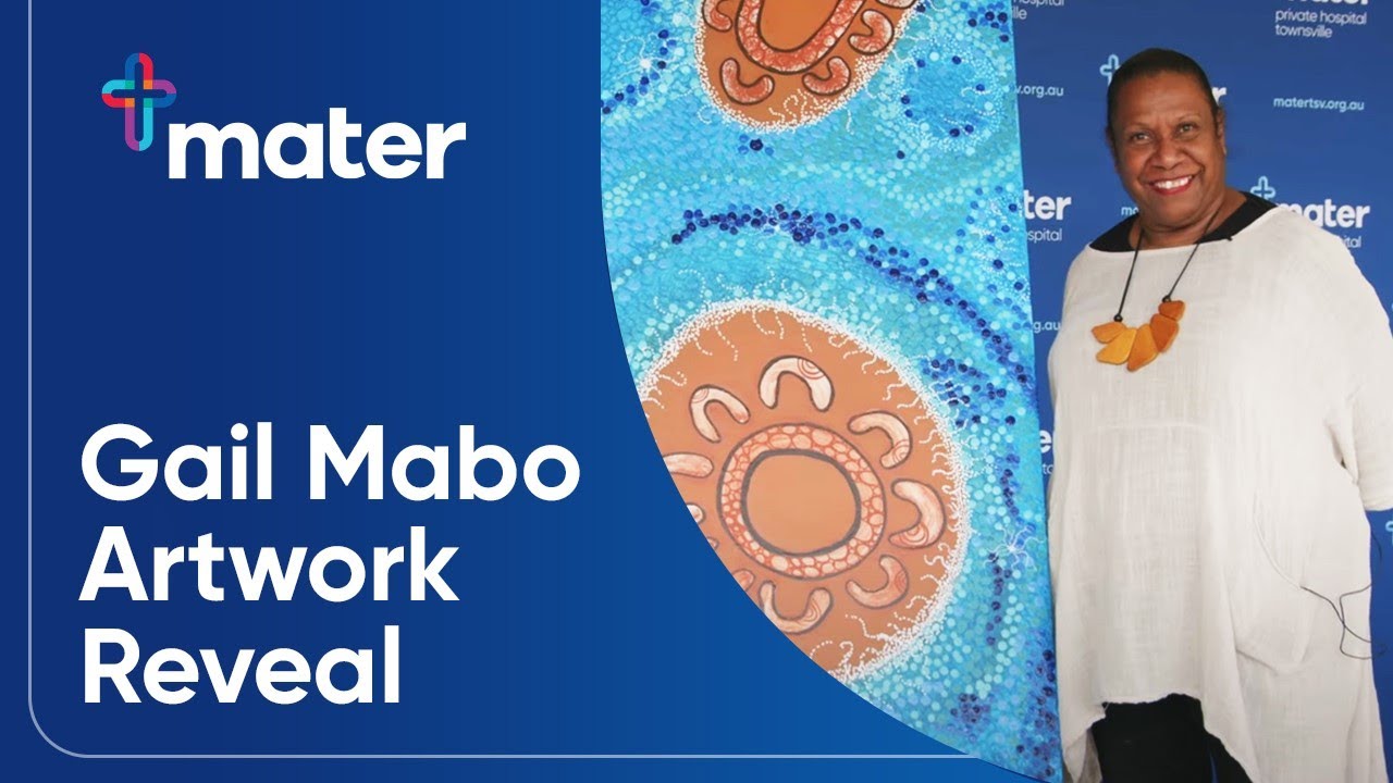 Mater Private Hospital Townsville's Car park - Gail Mabo artwork reveal