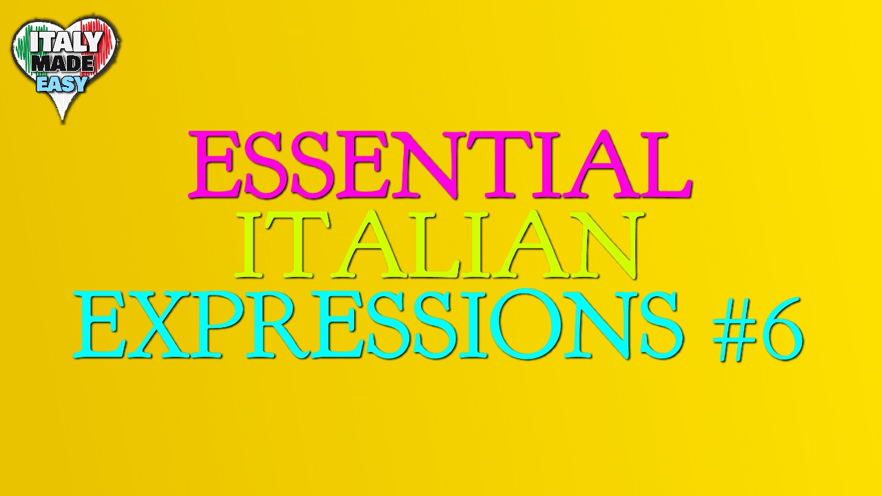 Expressions in Italian - 