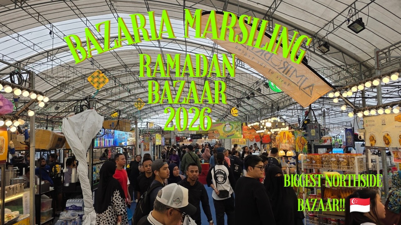 Bazaria @ Marsiling 2026 is officially the LARGEST Ramadan Bazaar in Northern Singapore! 🇸🇬