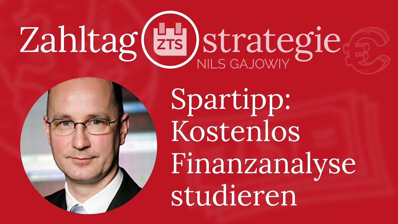 Spartipp: Kostenlos Finanzanalyse studieren