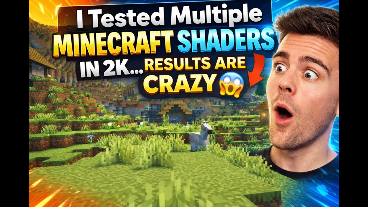 I Tested Multiple Minecraft Shaders in 2K… Results Are Crazy 🤯