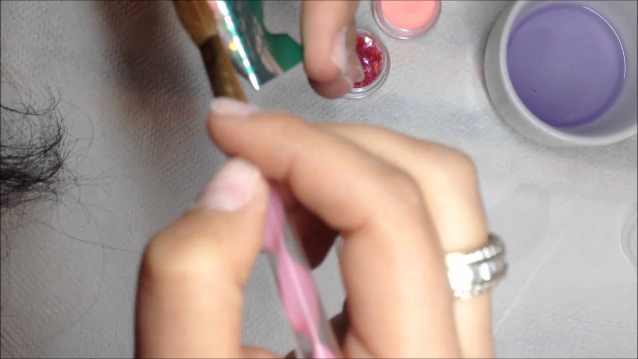 Tutorial unghii constructie acryl stiletto unghii sablon lichid pudre acrilice
