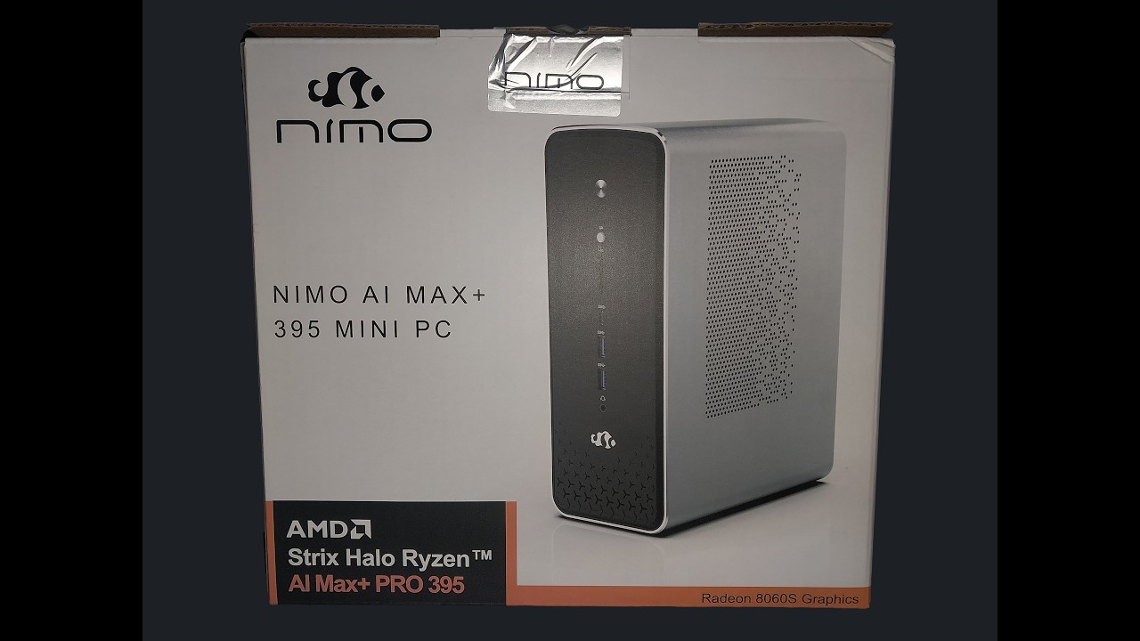 Nimo AI Max+ 395 Mini PC Unboxing