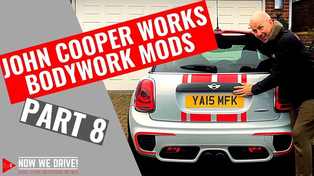 Mini John Cooper Works F56 Copart Rebuild Part 8 Vinyl Stripes and Other Bodywork Mods 4K Resolution