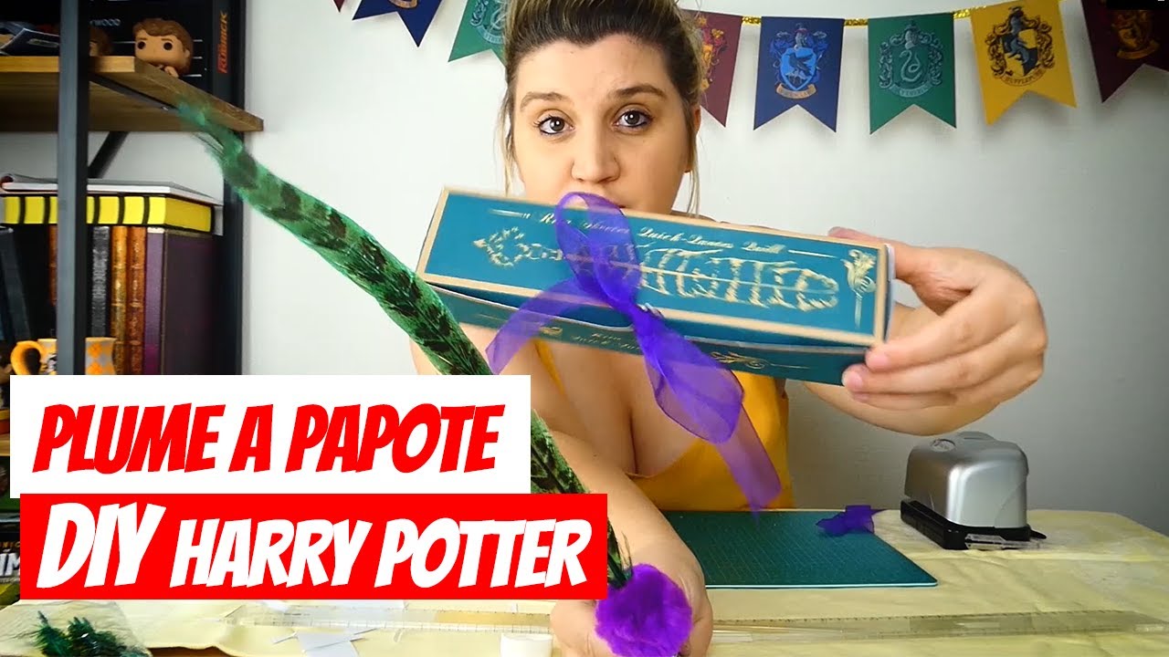 DIY harry potter SUPER FACILE - La Plume à Papote de Rita Skeeter !