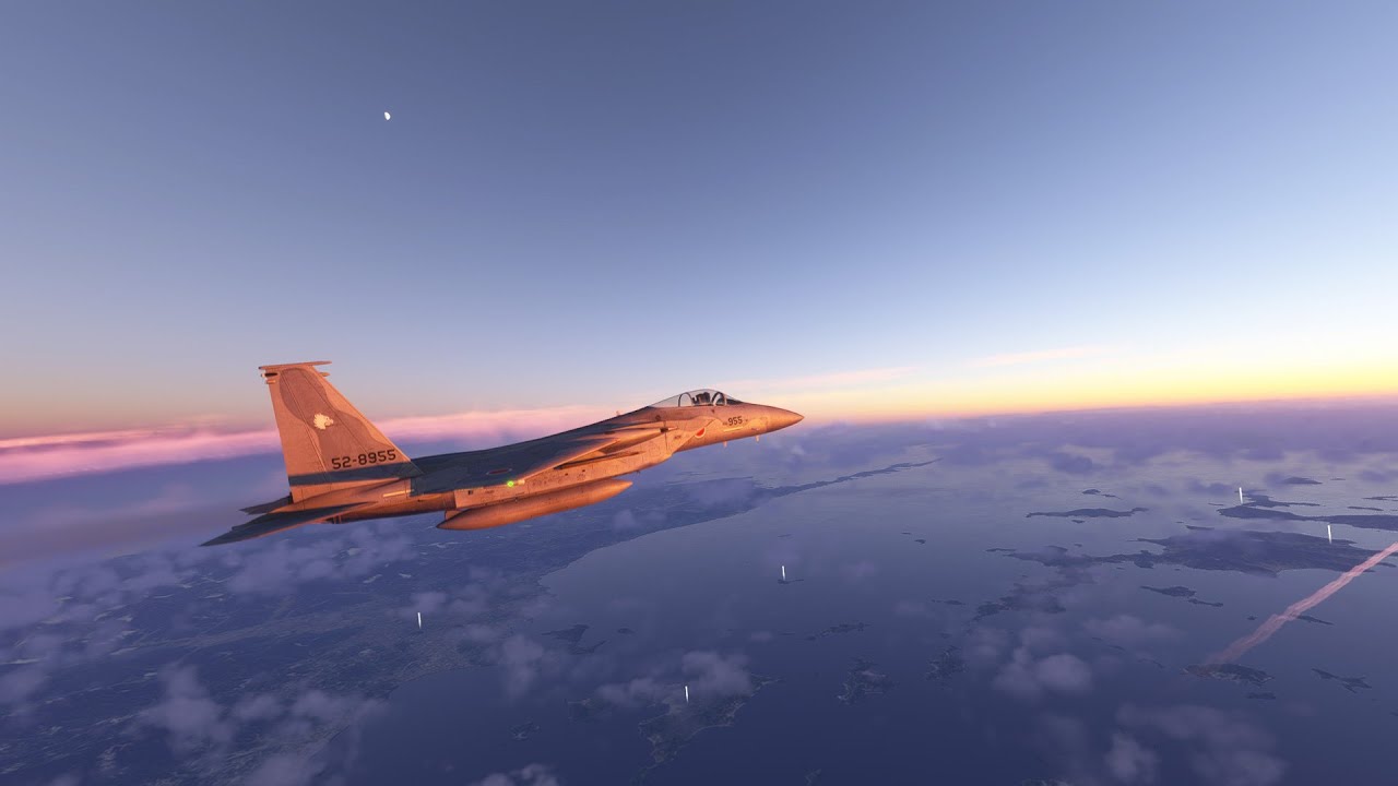 Microsoft Flight Simulator 2024 F-15J　下地島→新千歳  #msfs2024