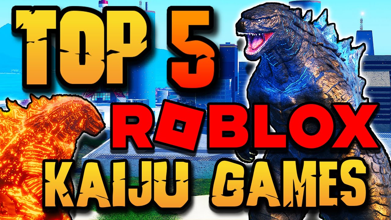 ТОП-5 ЛУЧШИХ ИГРОВ про кайдзю в ROBLOX