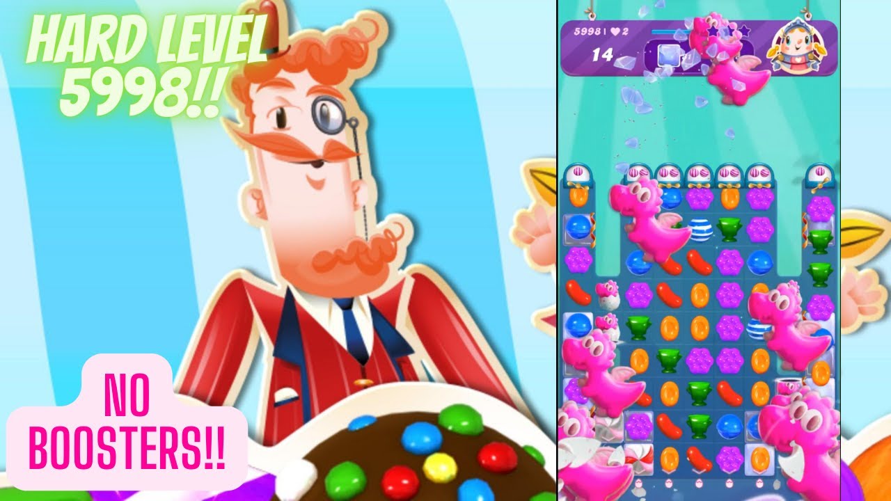 Candy Crush Saga Level 5998 | No Boosters