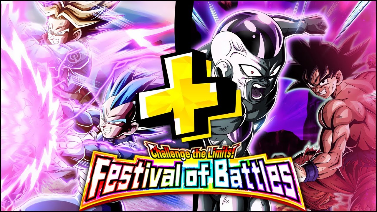 EZA LR VEGETA & TRUNKS + LR FRIEZA + GOKU VS. CHALLENGE THE LIMITS! FESTIVAL OF BATTLES! (Dokkan)