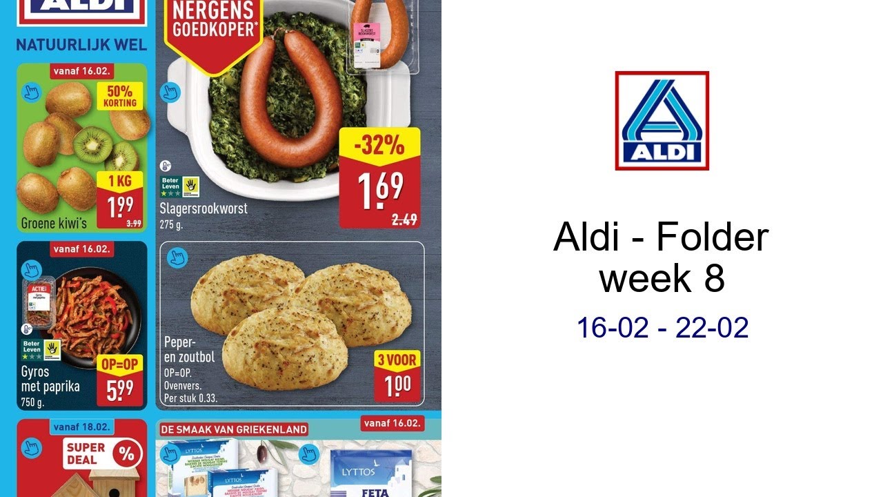 Aldi - Folder week 8 16-02 - 22-02
